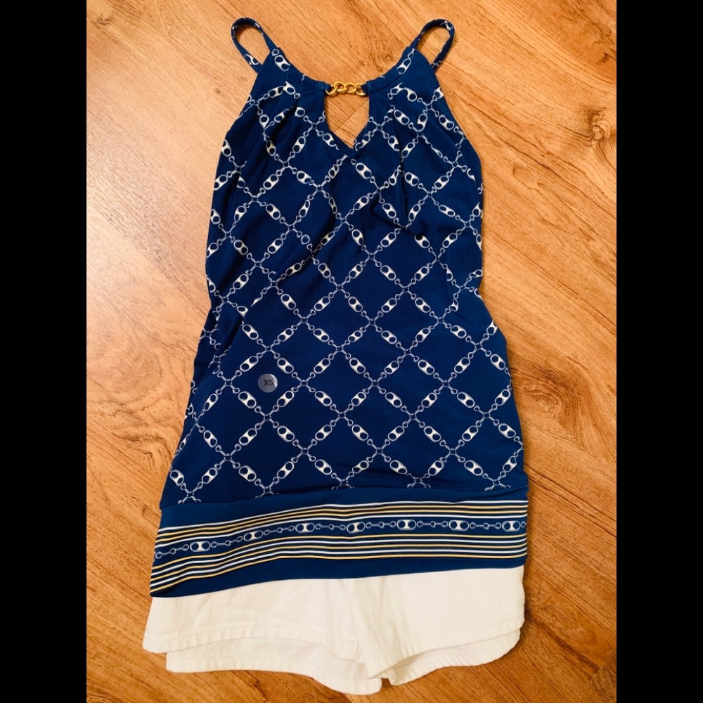 Sexy Gold Chain Keyhole Tank
